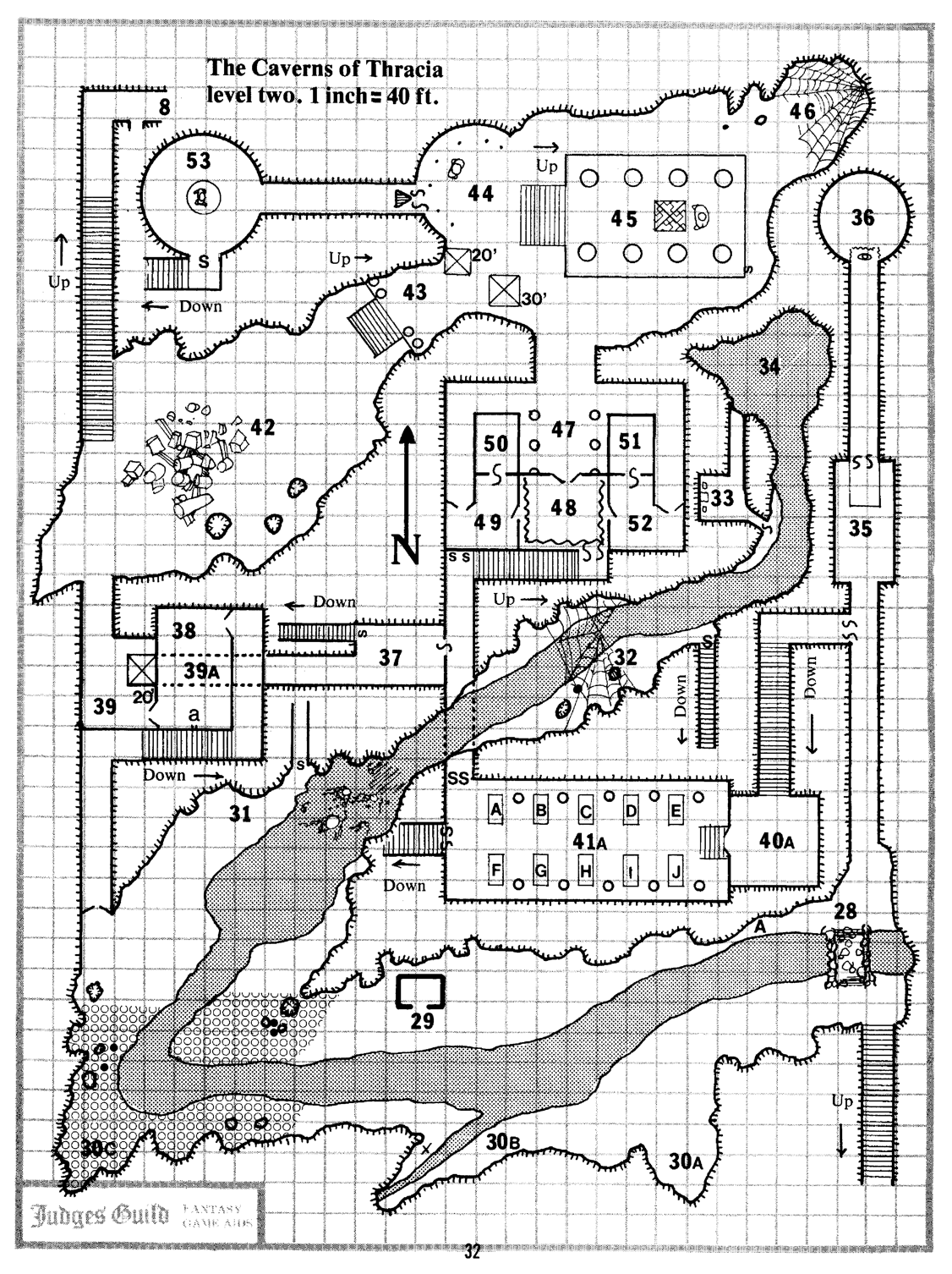 Level Two map (page 32)